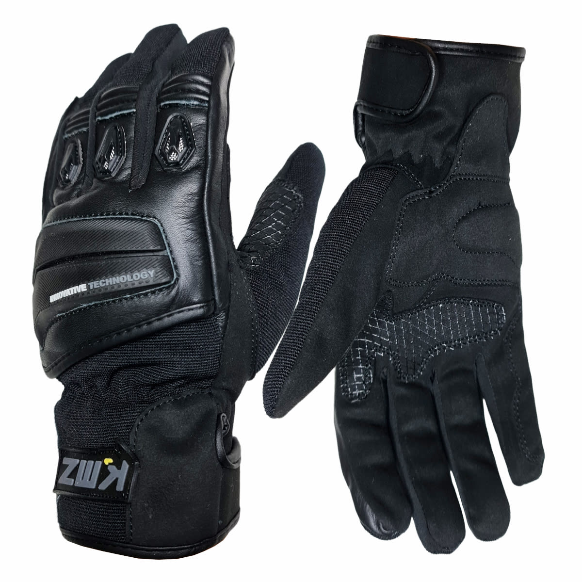 GUANTES CUERO KMZ RAPTOR II FULL NEGRO