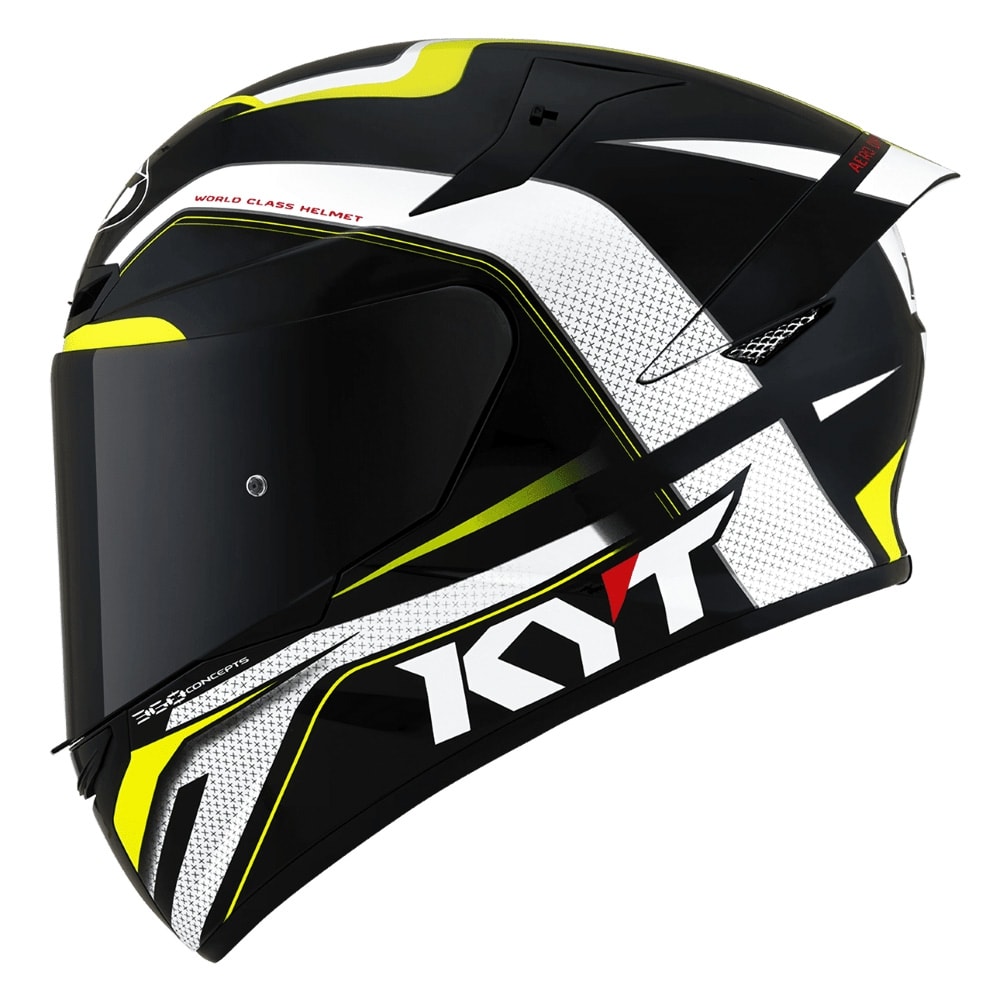 CASCO KYT TT-COURSE GRAND PRIX NEGRO AMARILLO
