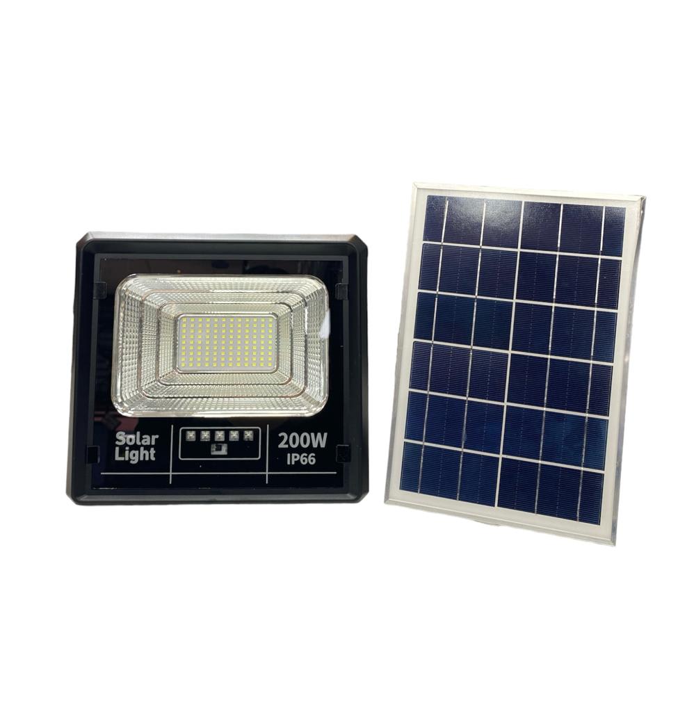 ELEK PROYECTOR SOLAR 200W C/PANEL DESMONTABLE