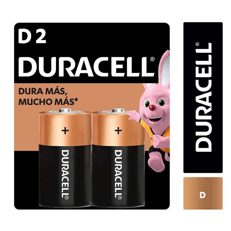ELEC PILA DURACELL GRANDE D SET X2
