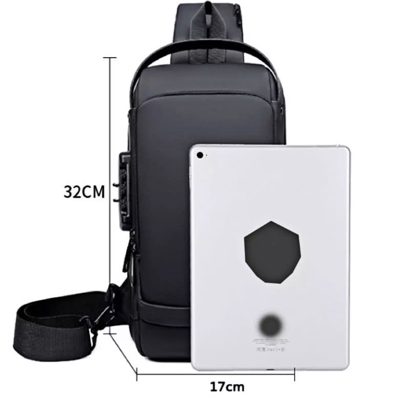 MOCHILA BANDOLERA BANANO IMPERMEABLE 08179