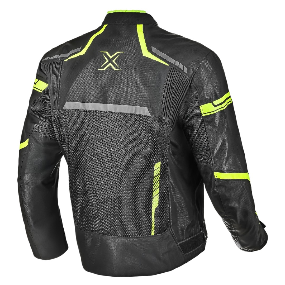 CHAQUETA AREX MR-1127 AERO NEGRO AMARILLO