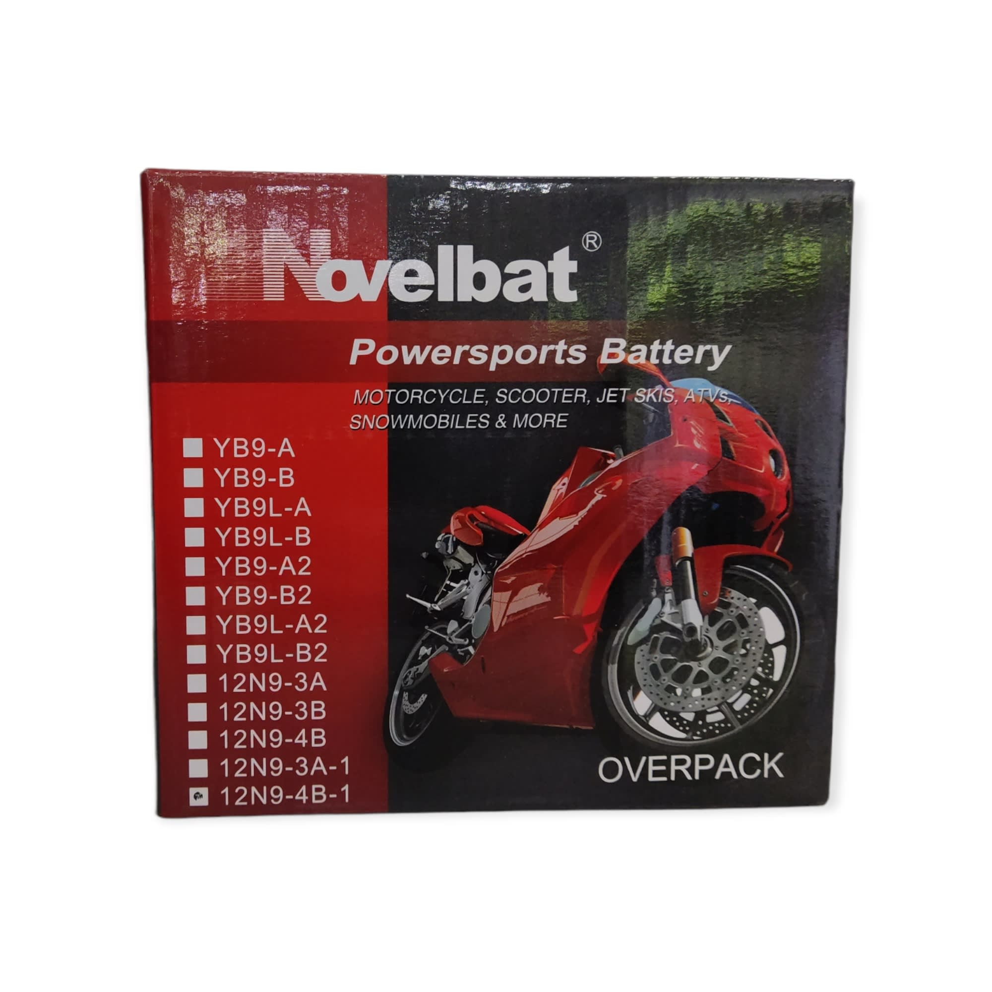BATERIA NOVELBAT 12N9-4B-1 CONVENCIONAL