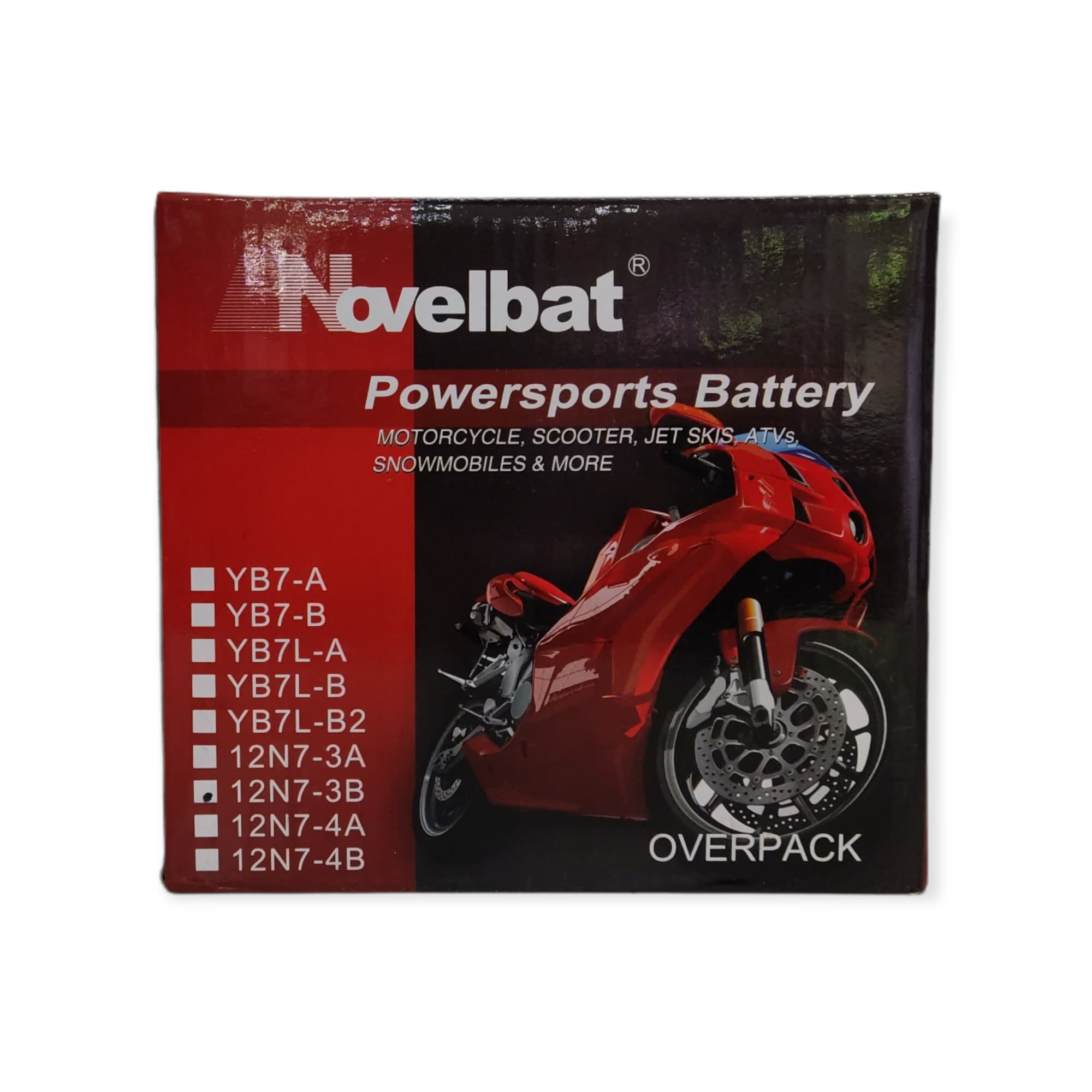 BATERIA NOVELBAT 12N7-3B CONVENCIONAL