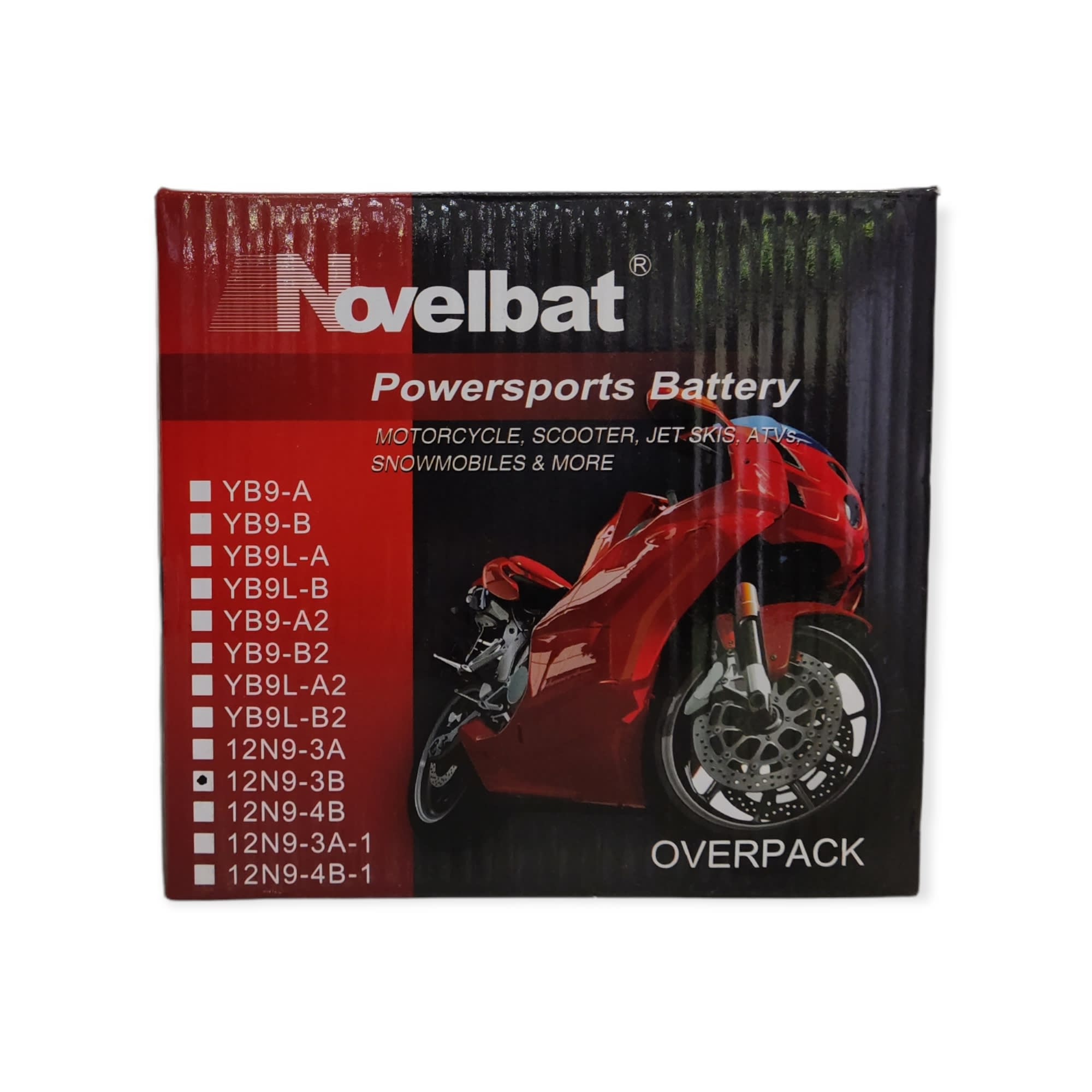 BATERIA NOVELBAT 12N9-3B CONVENCIONAL