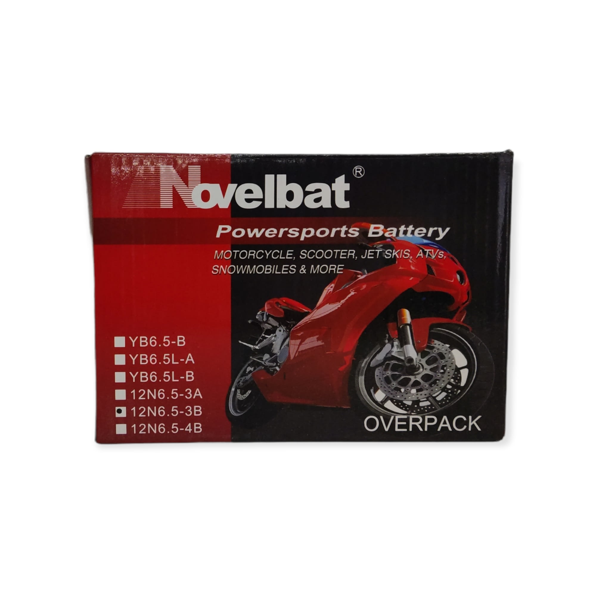 BATERIA NOVELBAT 12N6.5-3B CONVENCIONAL