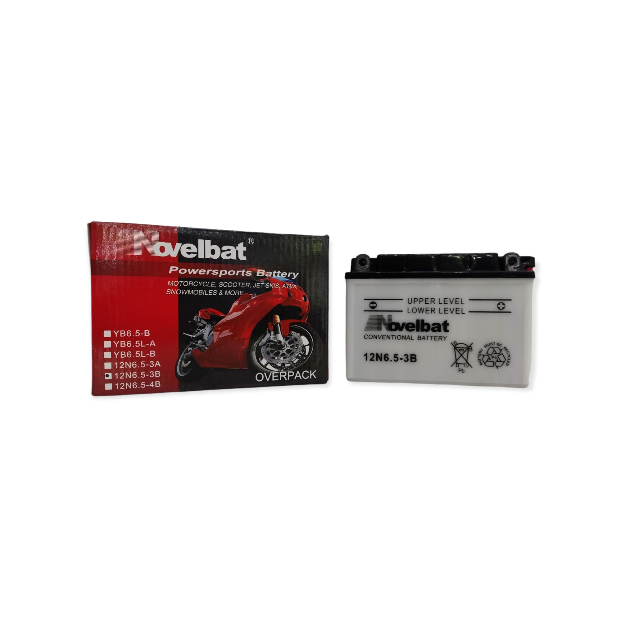 BATERIA NOVELBAT 12N6.5-3B CONVENCIONAL