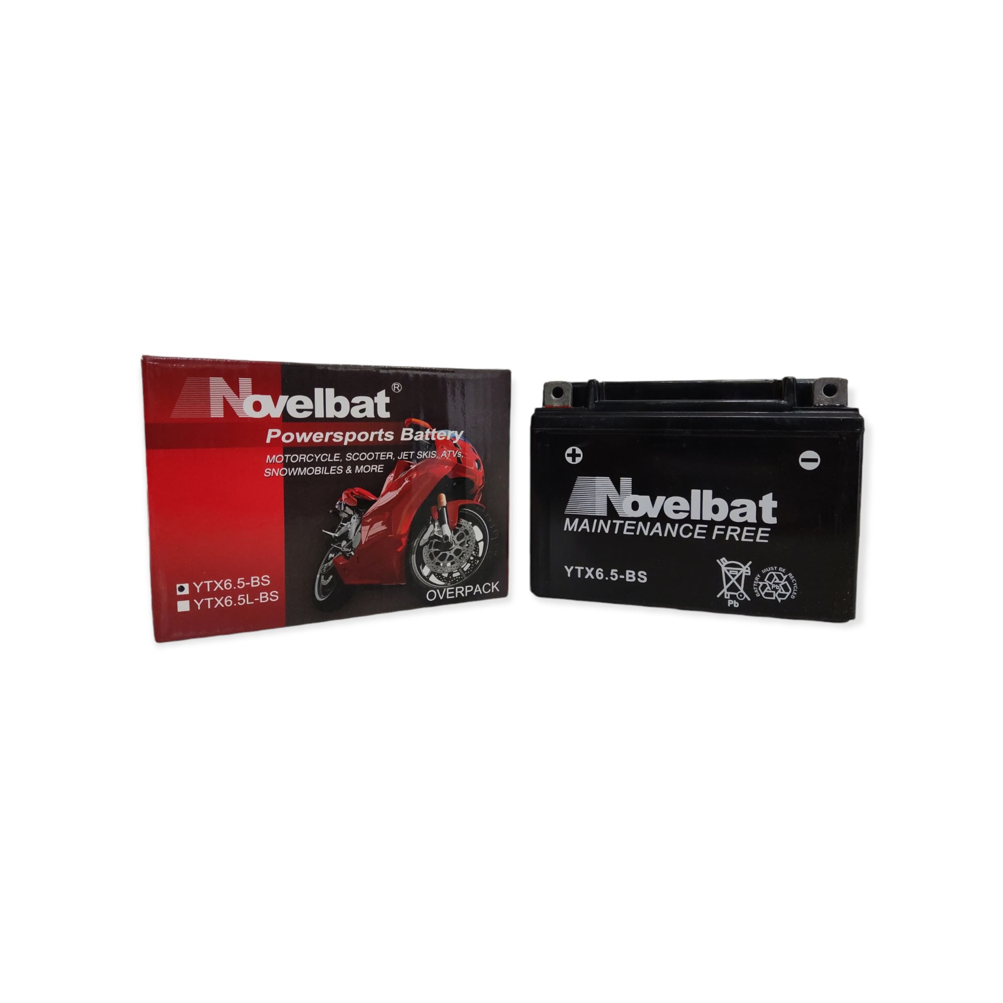 BATERIA NOVELBAT YTX6.5-BS LIBRE MANTENCION