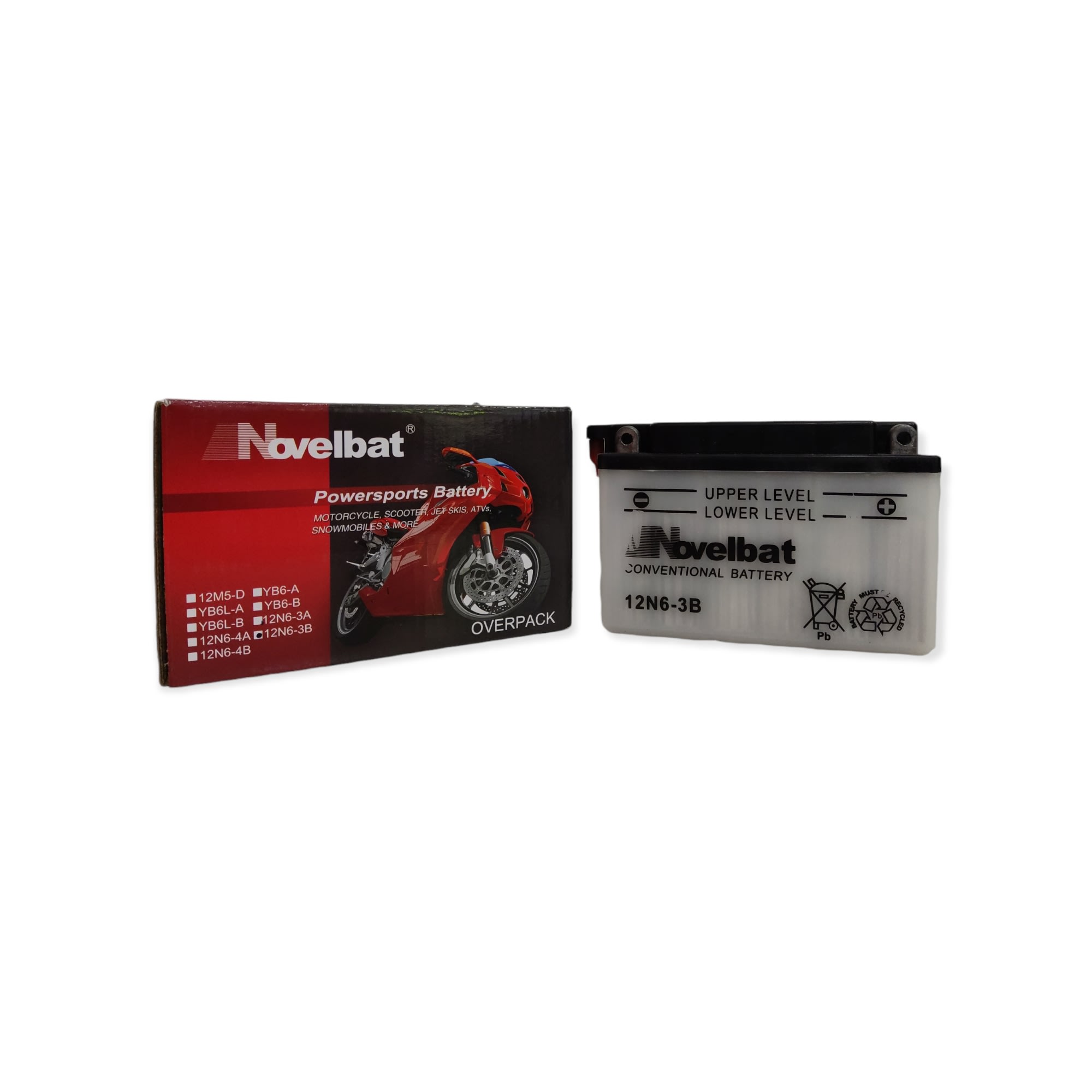 BATERIA NOVELBAT 12N6-3B CONVENCIONAL