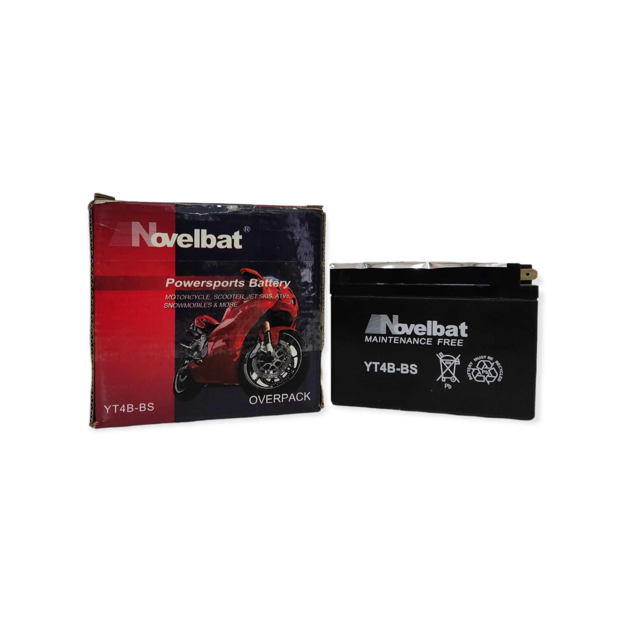 BATERIA NOVELBAT YT4B-BS LIBRE MANTENCION