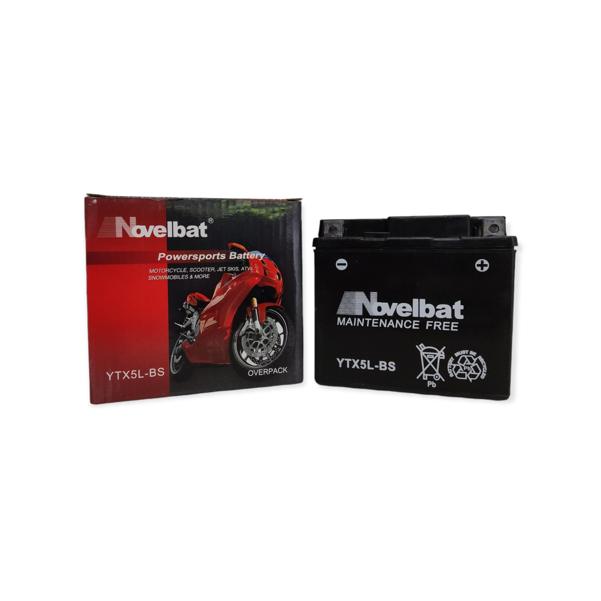 BATERIA NOVELBAT YTX5L-BS LIBRE MANTENCION