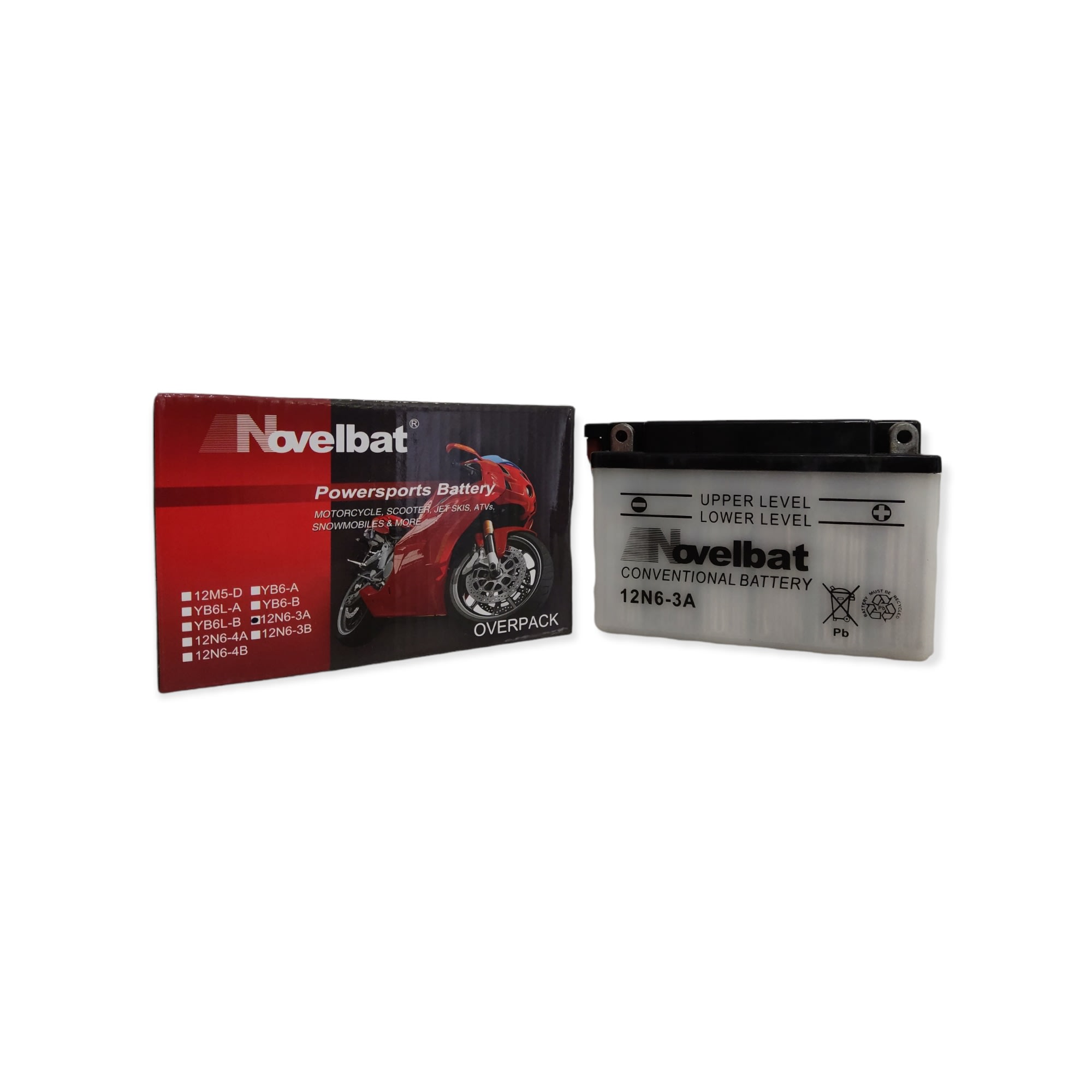 BATERIA NOVELBAT 12N6-3A CONVENCIONAL