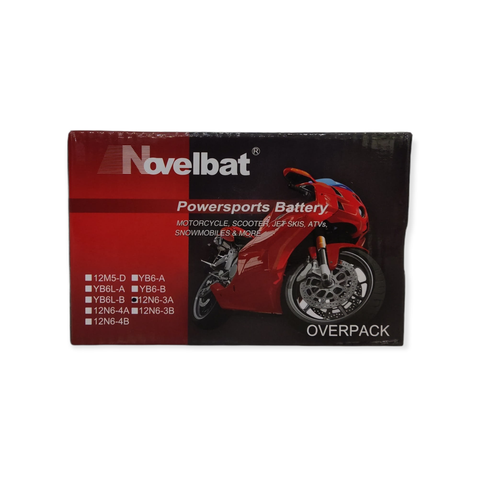 BATERIA NOVELBAT 12N6-3A CONVENCIONAL