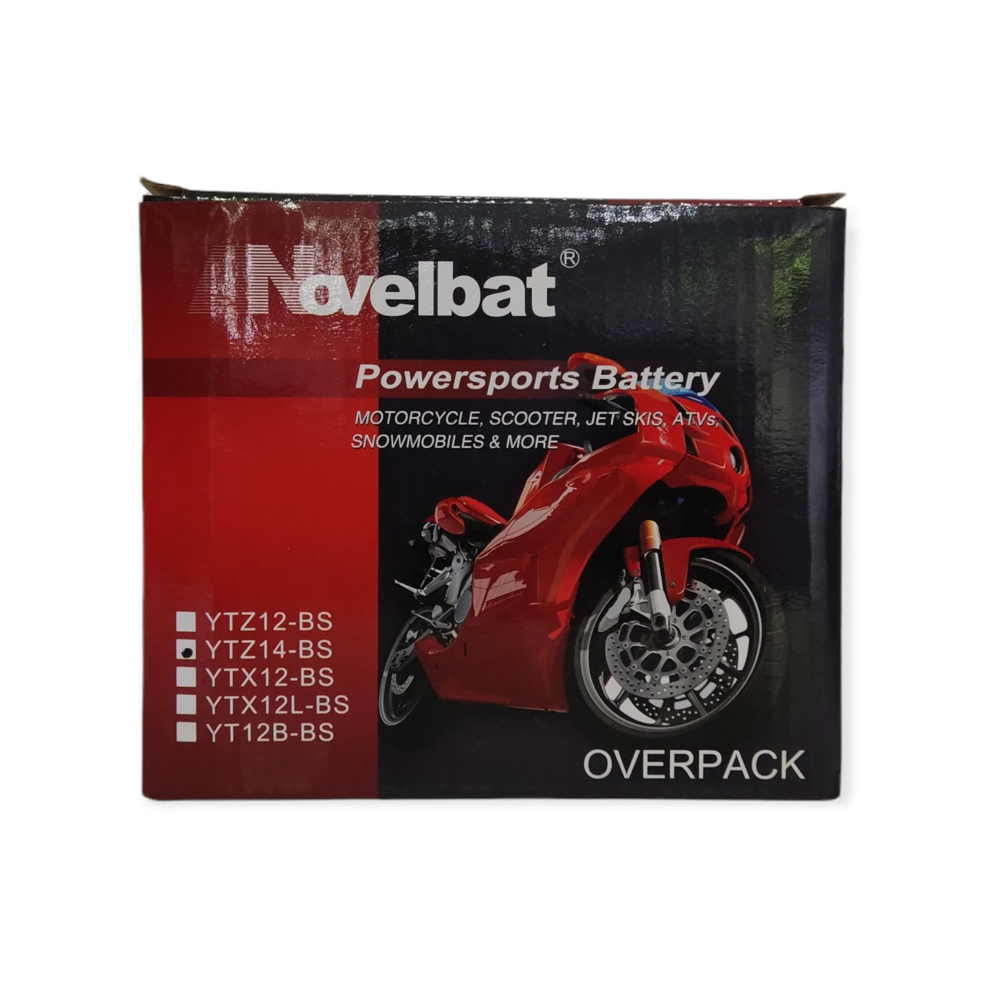 BATERIA NOVELBAT YTZ14-BS LIBRE MANTENCION