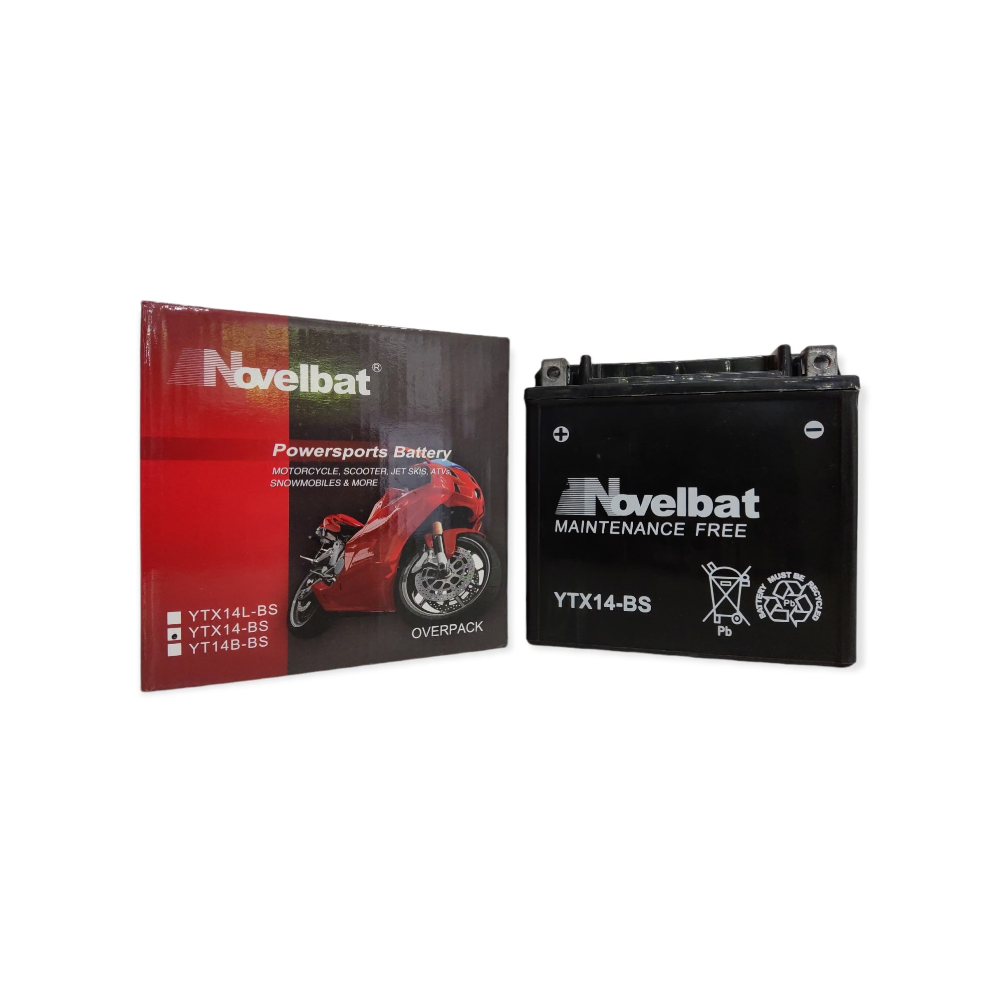 BATERIA NOVELBAT YTX14-BS LIBRE MANTENCION