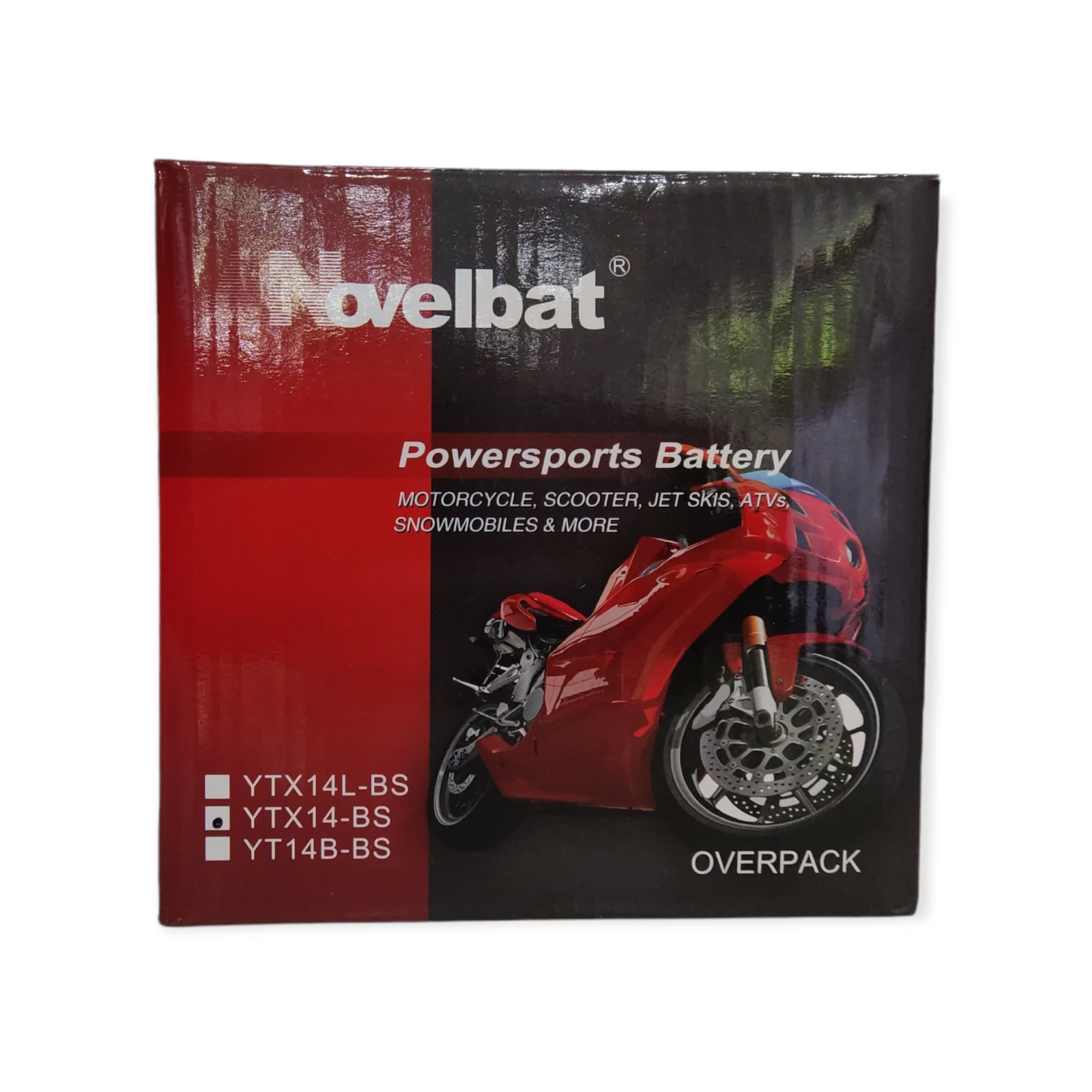 BATERIA NOVELBAT YTX14-BS LIBRE MANTENCION