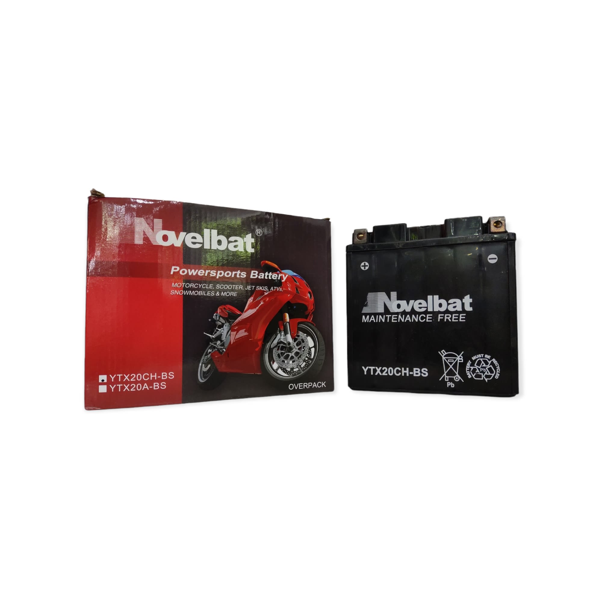 BATERIA NOVELBAT YTX20CH-BS LIBRE MANTENCION