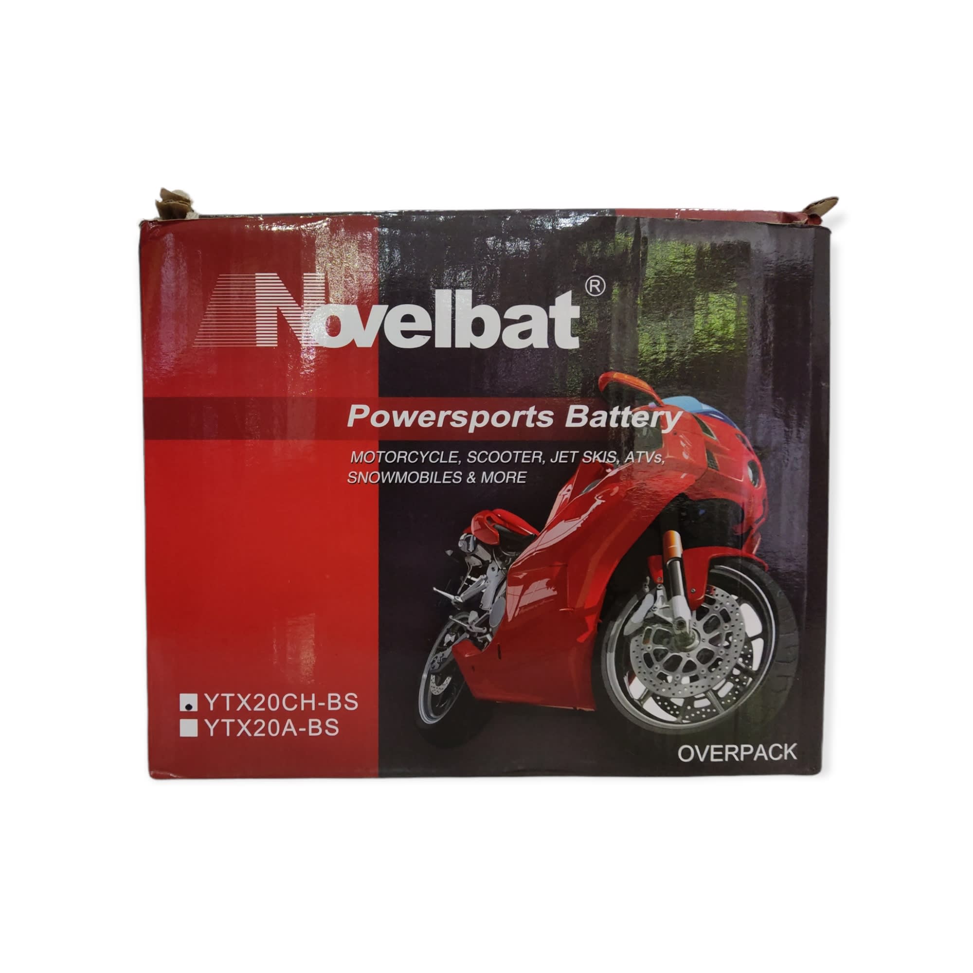BATERIA NOVELBAT YTX20CH-BS LIBRE MANTENCION