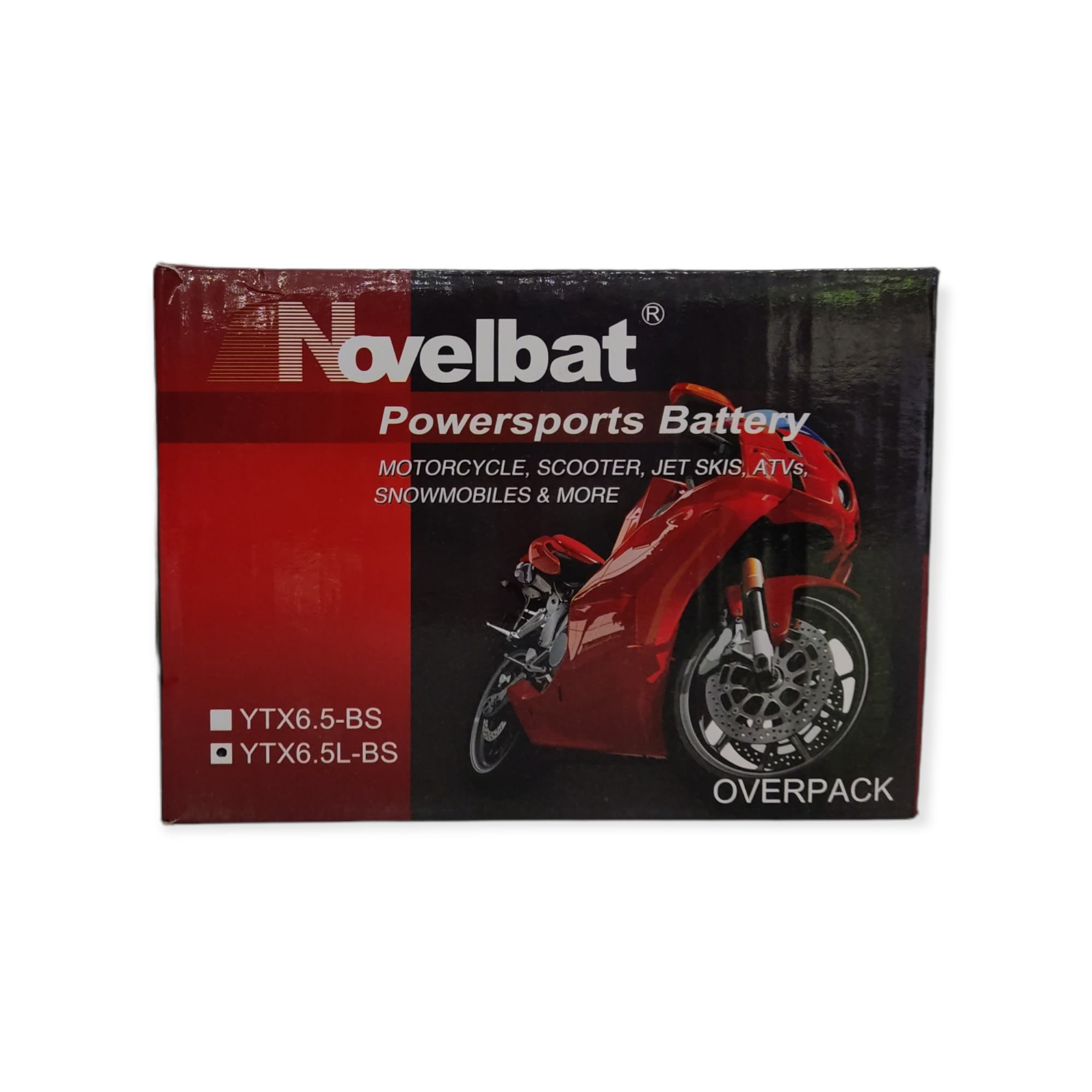 BATERIA NOVELBAT YTX6.5L-BS LIBRE MANTENCION