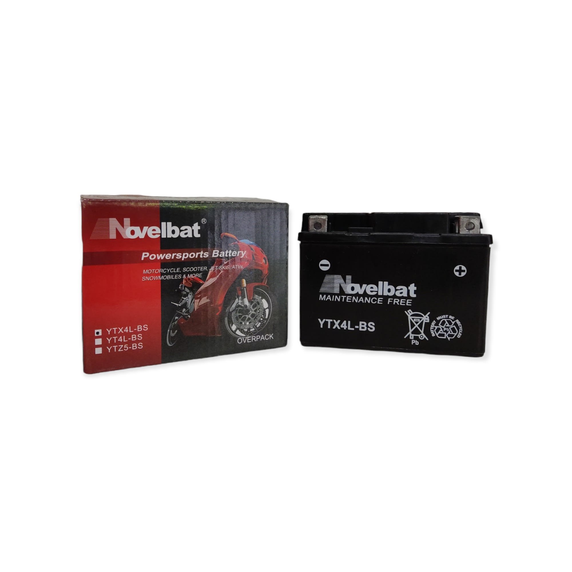 BATERIA NOVELBAT YTX4L-BS LIBRE MANTENCION