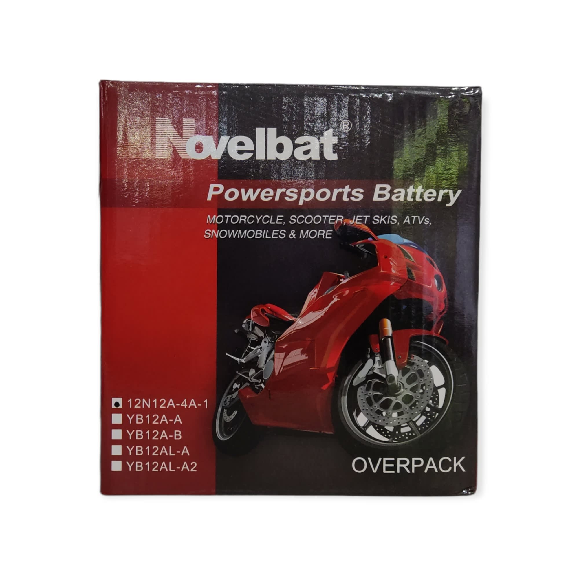 BATERIA NOVELBAT 12N12A-4A-1 CONVENCIONAL