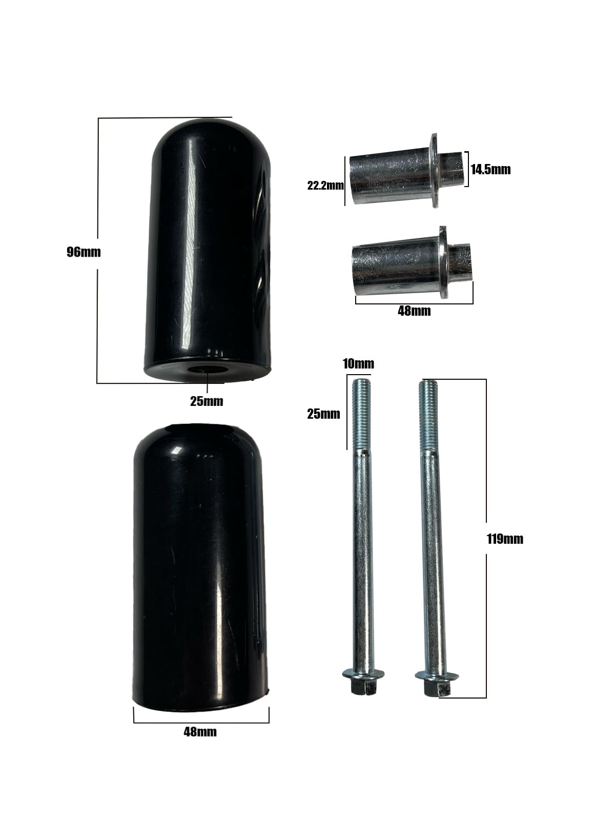 TOPE DE CAIDAS SETX2 FULL NEGRO MR-1020288