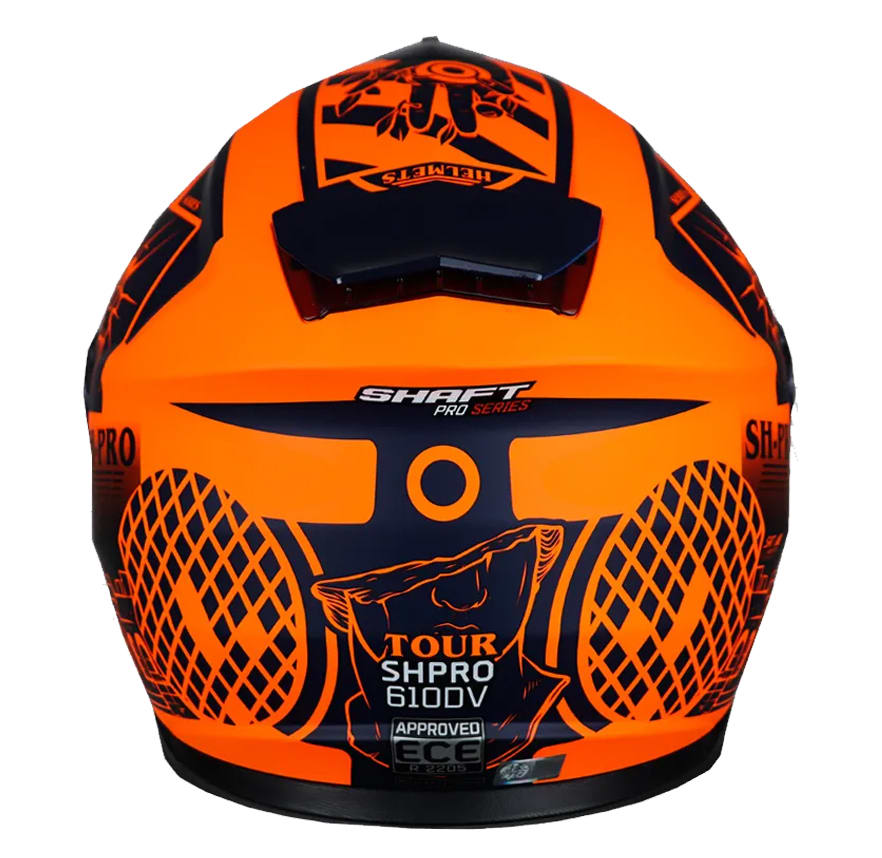CASCO SHAFT PRO 610DV TOUR NEGRO NARANJO