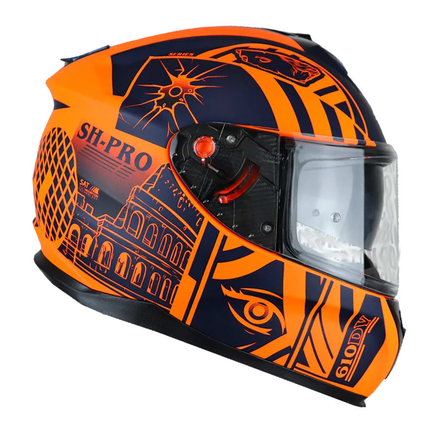 CASCO SHAFT PRO 610DV TOUR NEGRO NARANJO