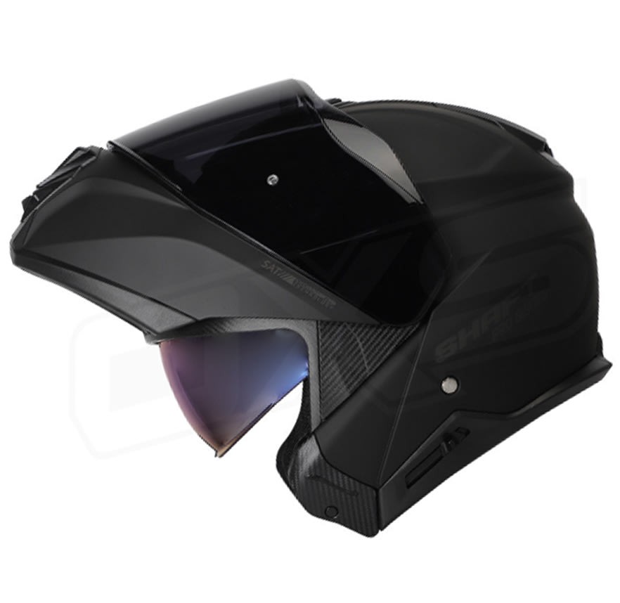 CASCO SHAFT PRO 4100DV SOLID NEGRO MATE SMOKE VISOR