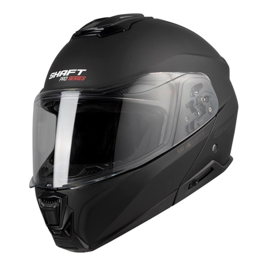 CASCO SHAFT PRO 4100DV SOLID NEGRO MATE SMOKE VISOR