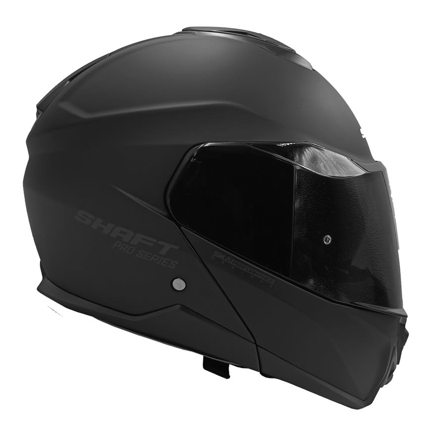 CASCO SHAFT PRO 4100DV SOLID NEGRO MATE SMOKE VISOR