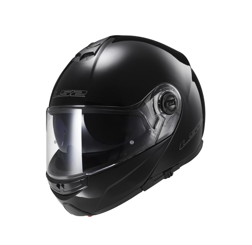 CASCO LS2 FF 325 STROBE FULL NEGRO BRILLO