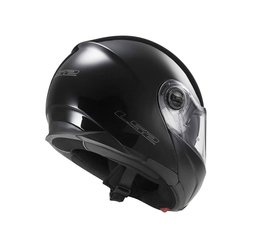 CASCO LS2 FF 325 STROBE FULL NEGRO BRILLO