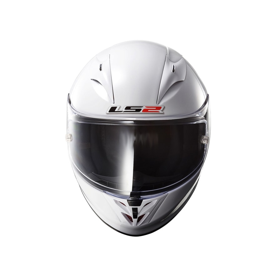 CASCO LS2 FF 323 FIBRA BLANCO