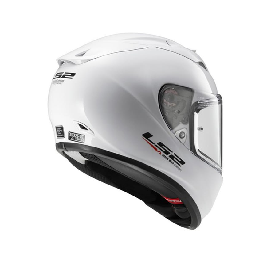 CASCO LS2 FF 323 FIBRA BLANCO