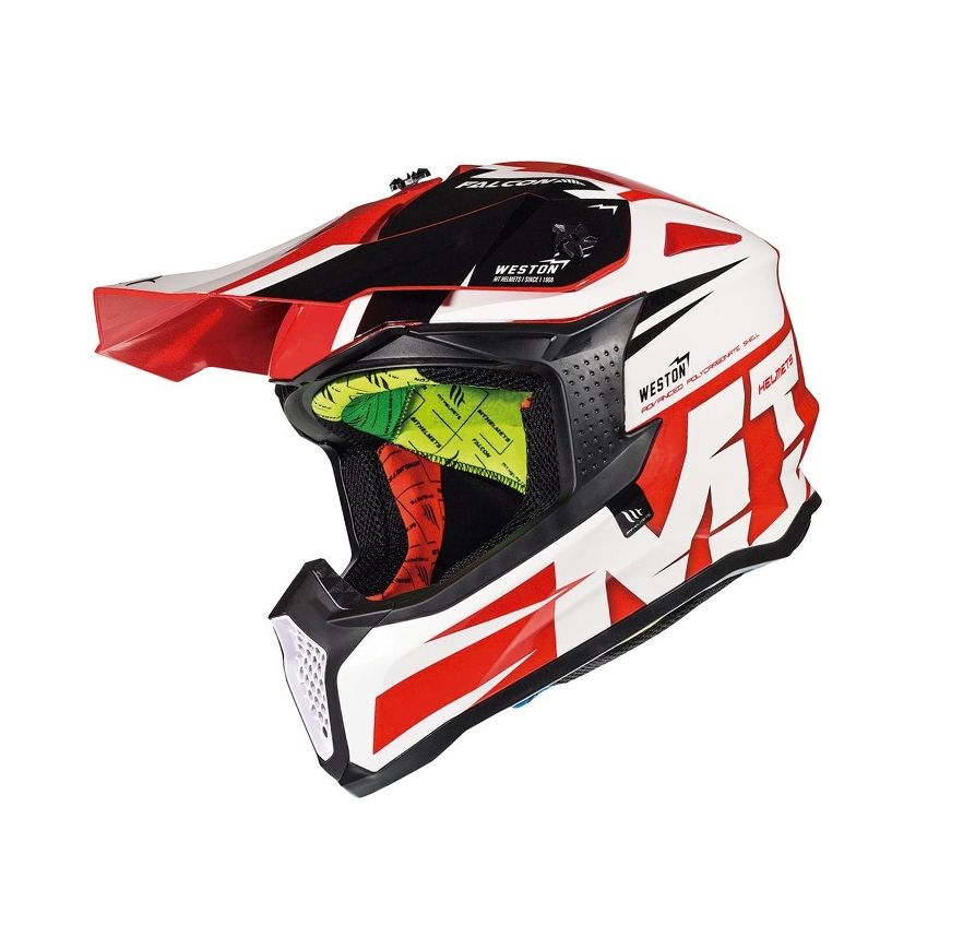 CASCO MT FALCON WESTON A0 ROJO