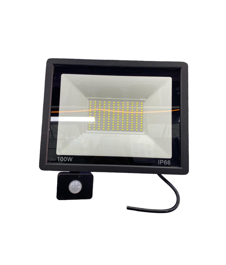 ELEK 11629FOCO LED 100W C/ SENSOR DE MOVIMIENTO