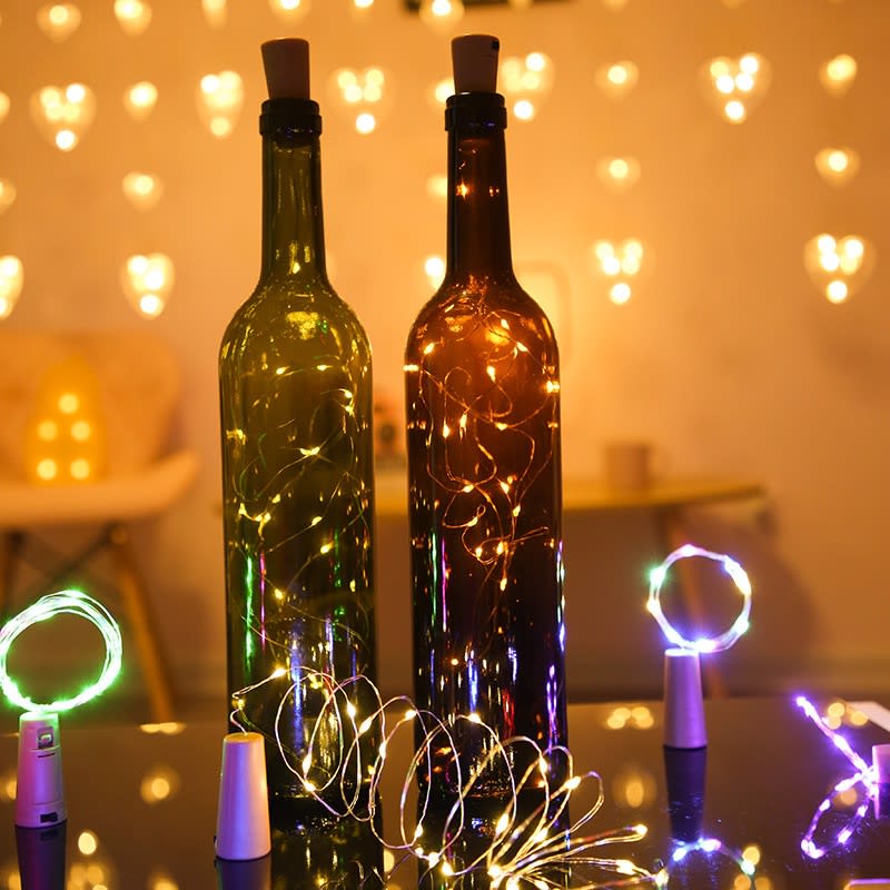 LUZ HADA PARA BOTELLA 1206983 MULTICOLOR A PILA(LR44)