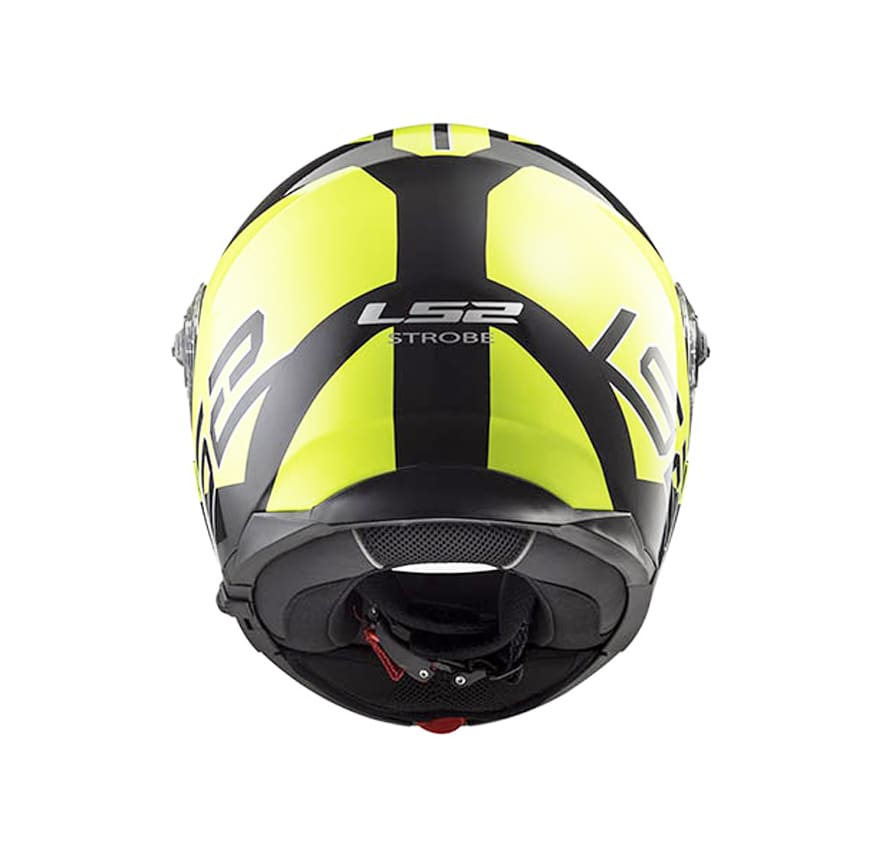 CASCO LS2 FF 325 STROBE ZONE NEGRO AMARILLO
