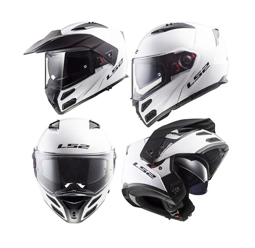 CASCO LS2 FF 324 METRO EVO FULL BLANCO
