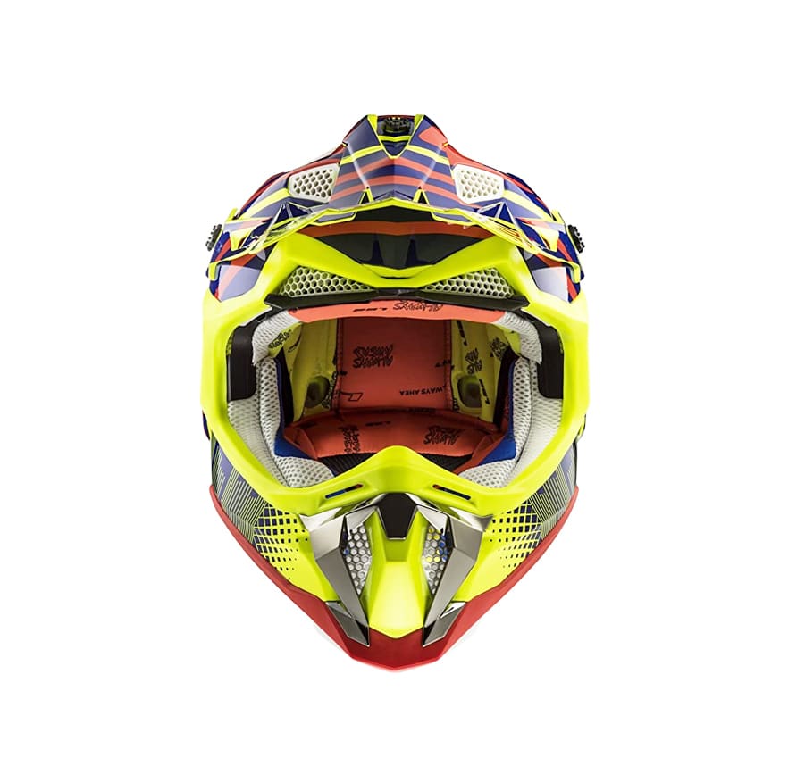 CASCO LS2 MX 470 SUBVERTER BOMBER AMLLO/AZU/ROJO