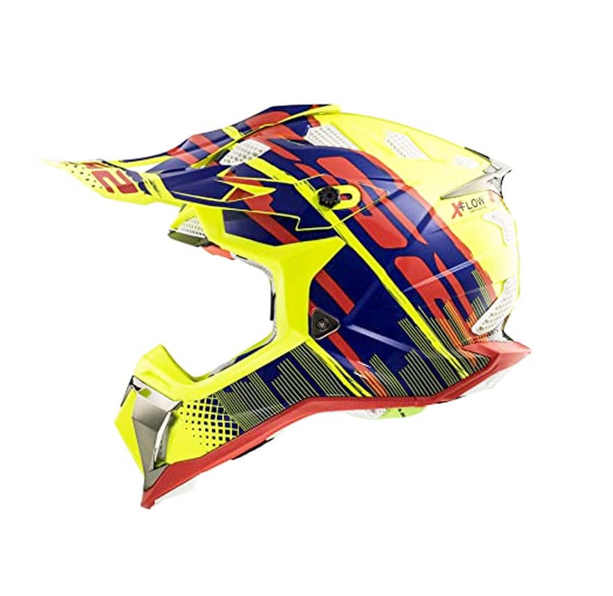 CASCO LS2 MX 470 SUBVERTER BOMBER AMLLO/AZU/ROJO