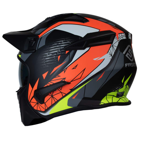 CASCO FASEED 726X MULTI QXH MATE NARANJO