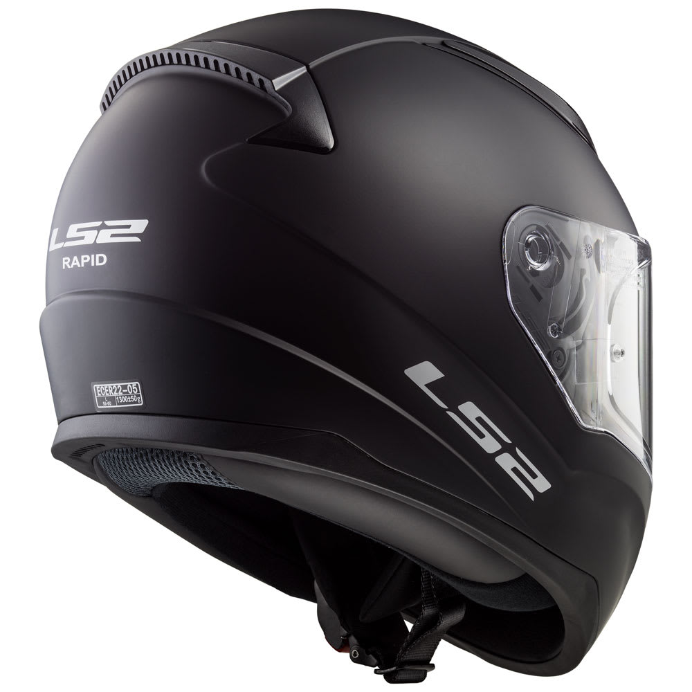 CASCO LS2 FF 353 RAPID SOLID NEGRO MATE