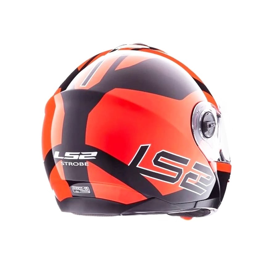 CASCO LS2 FF 325 STROBE ZONE NEGRO ROJO