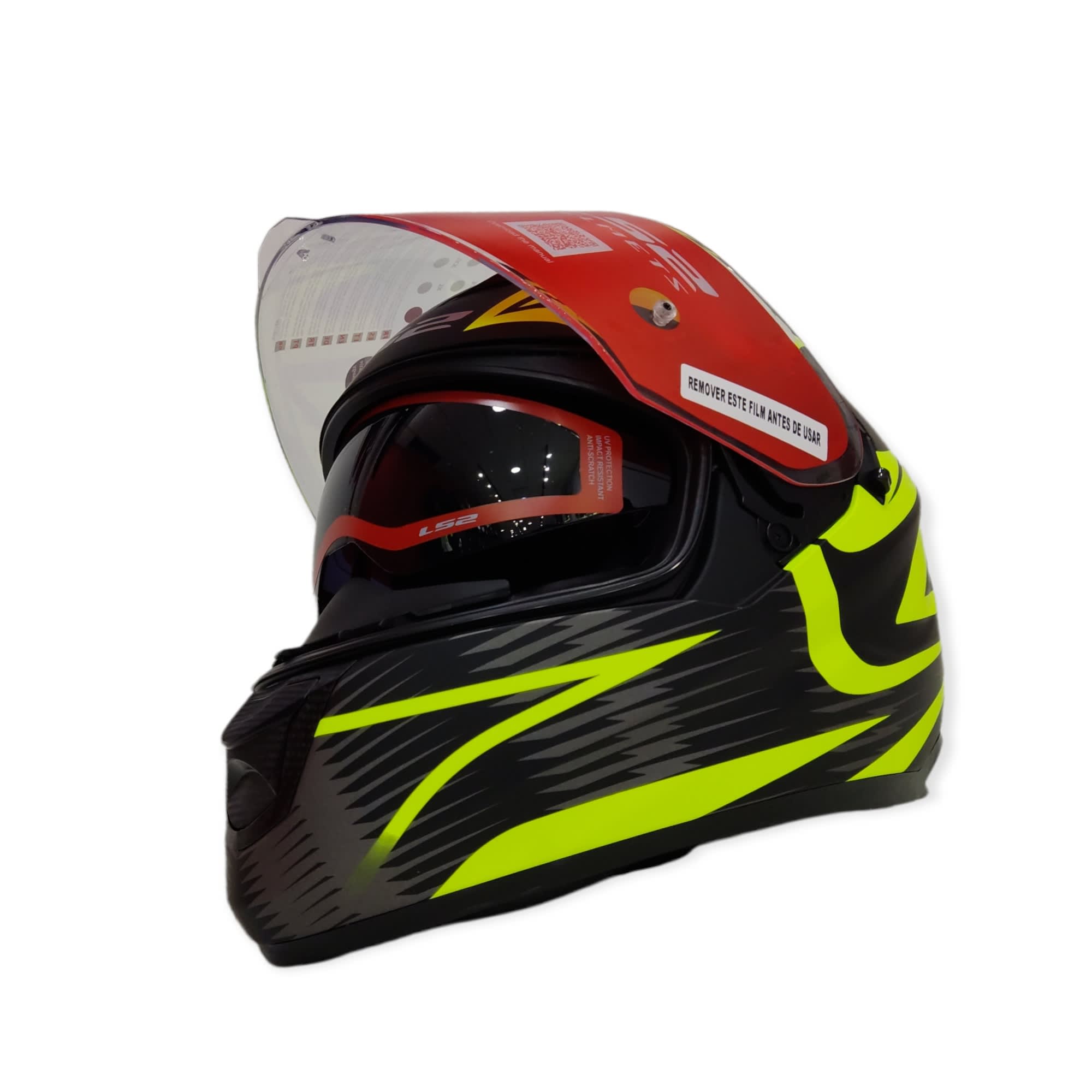 CASCO LS2 FF 320 EVO JINK NEGRO AMAR MATE
