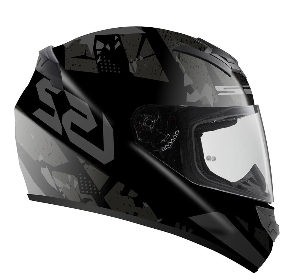 CASCO LS2 FF 352 PALIMNESIS NEGRO GRIS