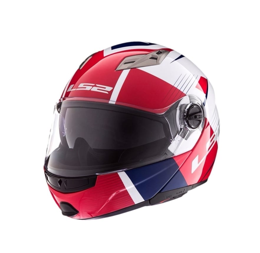 CASCO LS2 FF370 MILAN BLANCO/ROJO