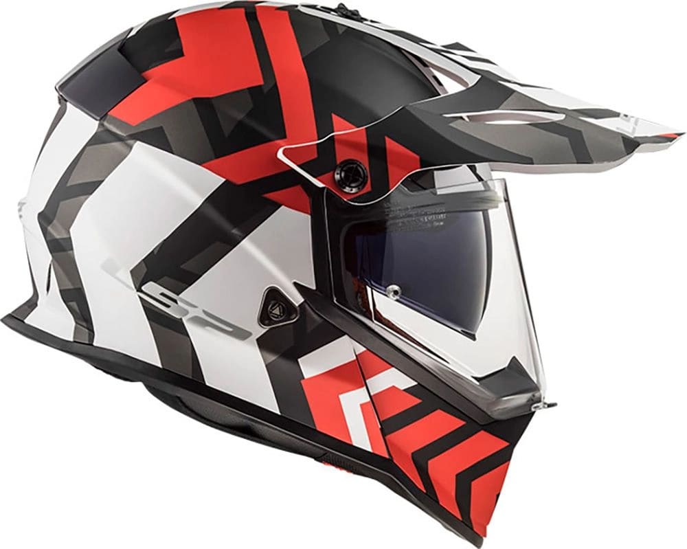 CASCO LS2 MX 436 EVO EXTREME NGO/ROJO