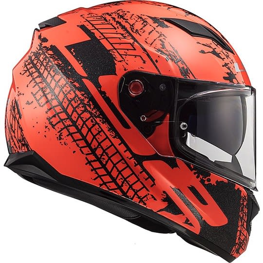 CASCO LS2 FF 320 STREAM EVO LAVA NEG NARANJ FLUO